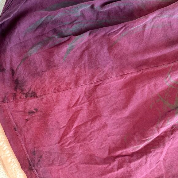 Dark Purple Wings Vintage Affliction Live Fast Men's T-Shirt Size XL - Picture 10 of 10